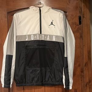 Boys Jordan half zip windbreaker.